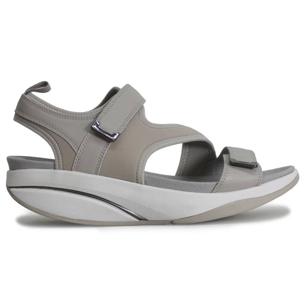 MBT Aza Leather Synthetic Womens Sandals#color_taupe