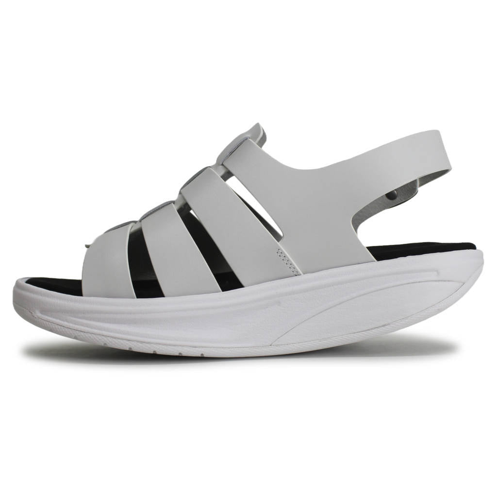 MBT Ran Leather Womens Sandals#color_white