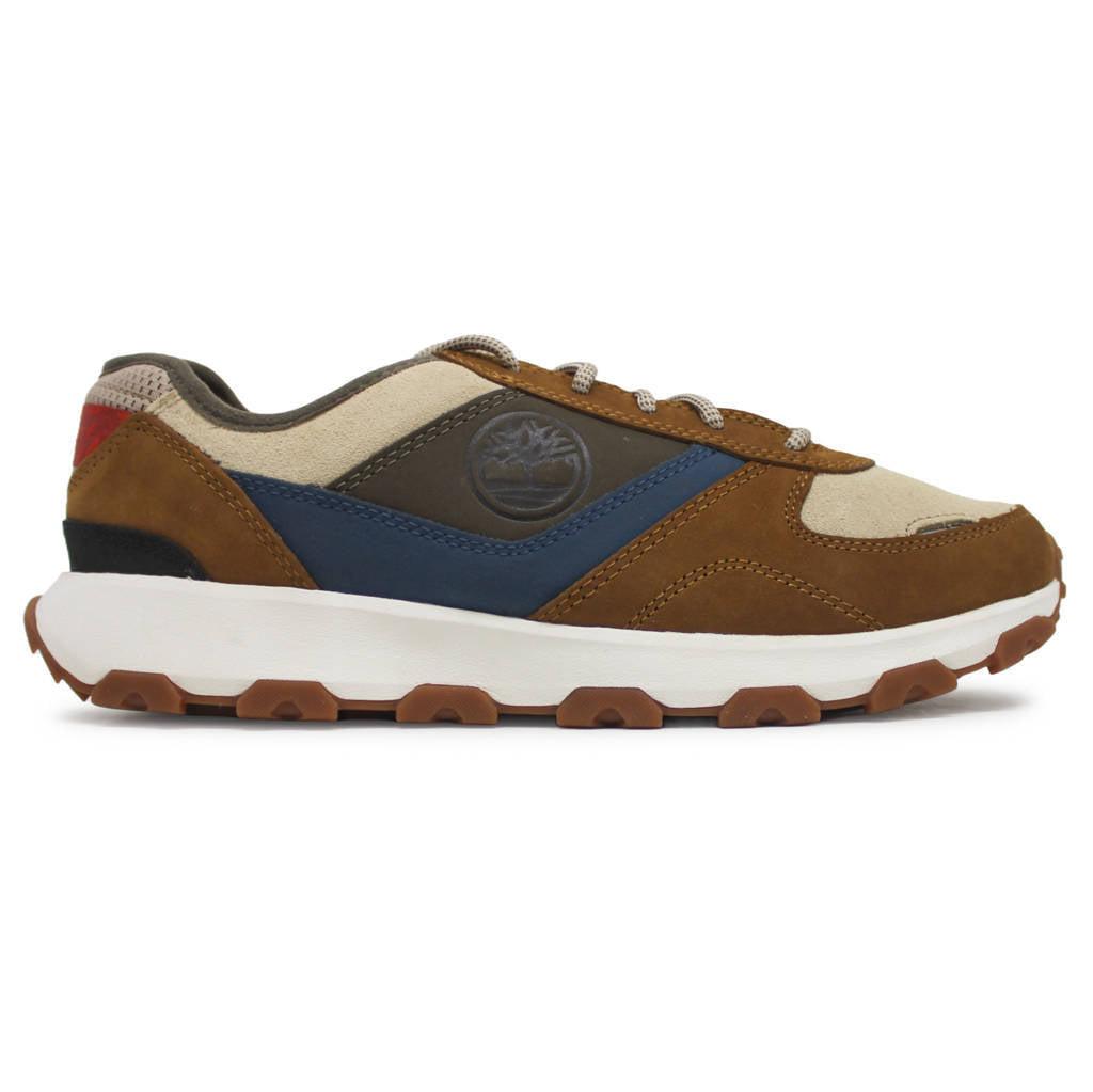 Timberland Winsor Park Oxford Nubuck Leather Mens Trainers#color_brown