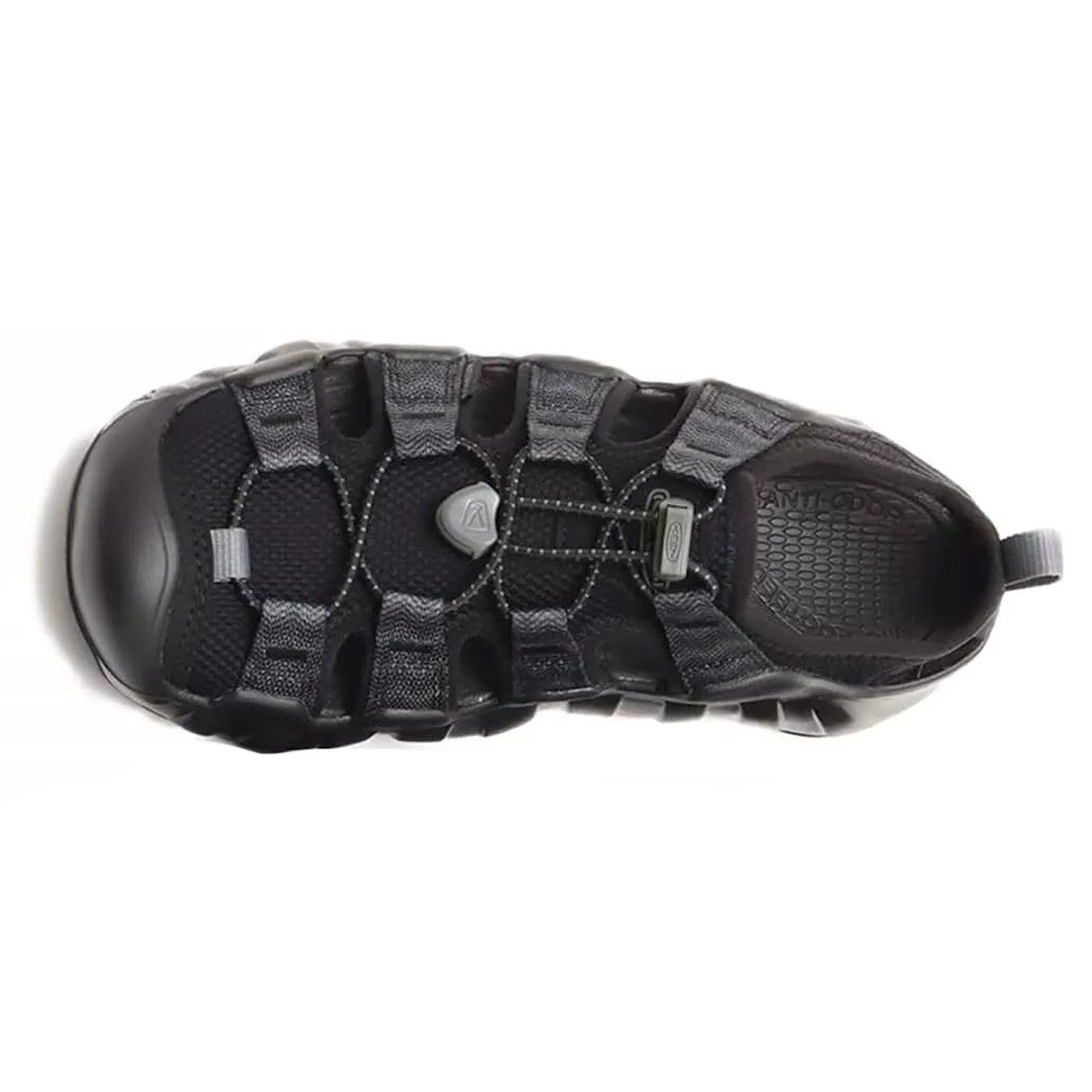 Keen Hyperport H2 Synthetic Textile Womens Sandals#color_black steel grey