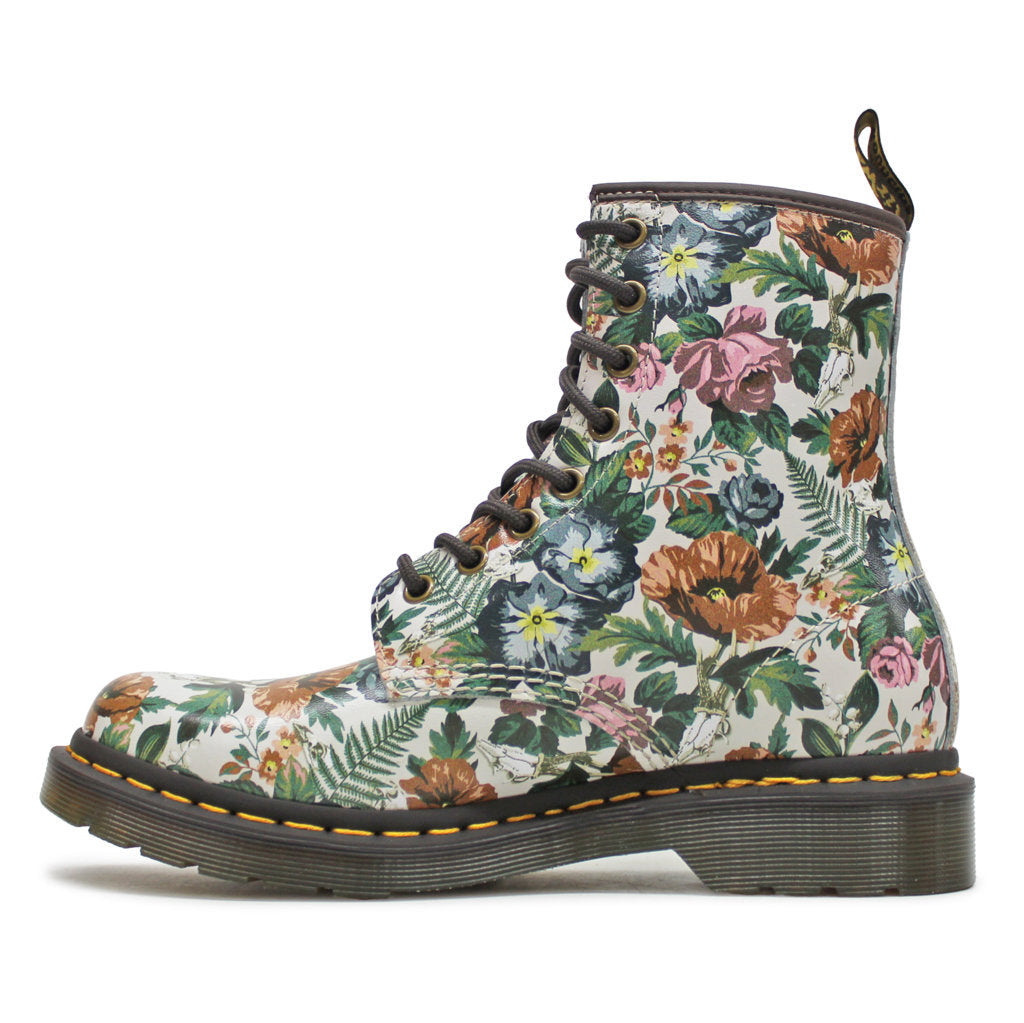 Dr. Martens 1460 W Backhand Leather Womens Boots#color_floral garden print backhand