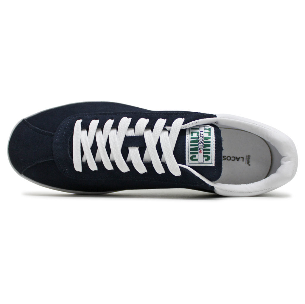 Lacoste Baseshot Suede Mens Trainers#color_navy white