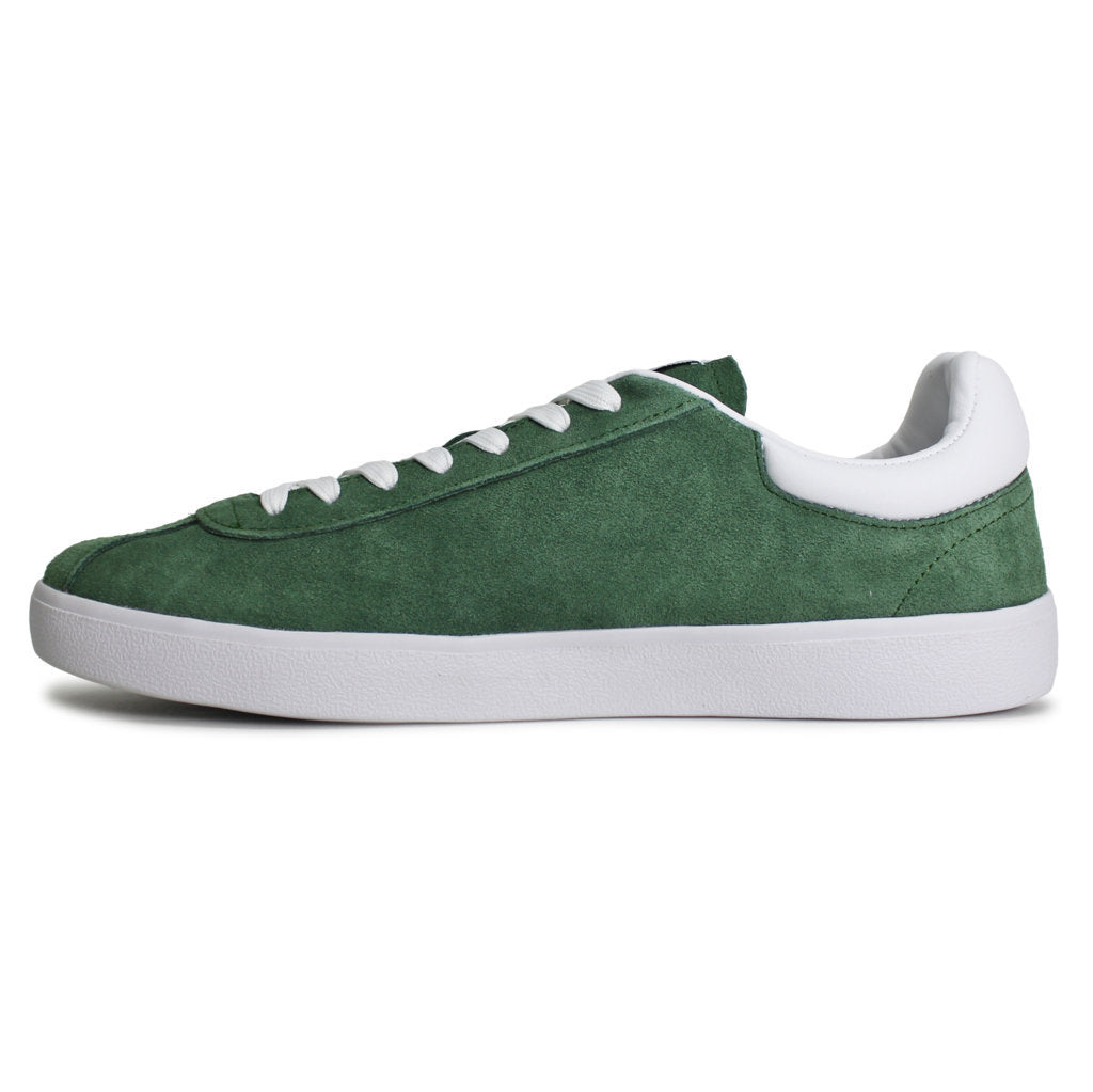 Lacoste Baseshot Suede Mens Trainers#color_dark green white