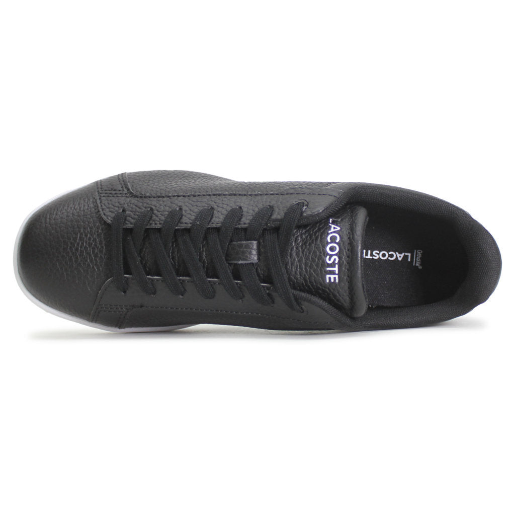 Lacoste Carnaby Pro Leather Synthetic Womens Trainers#color_black white