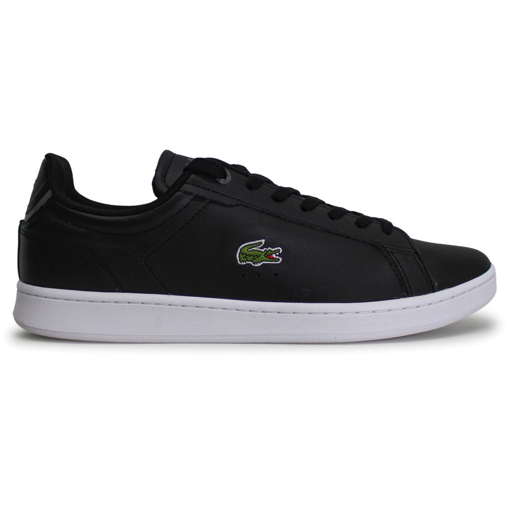 Lacoste Carnaby Pro BL Leather Synthetic Mens Trainers#color_black white