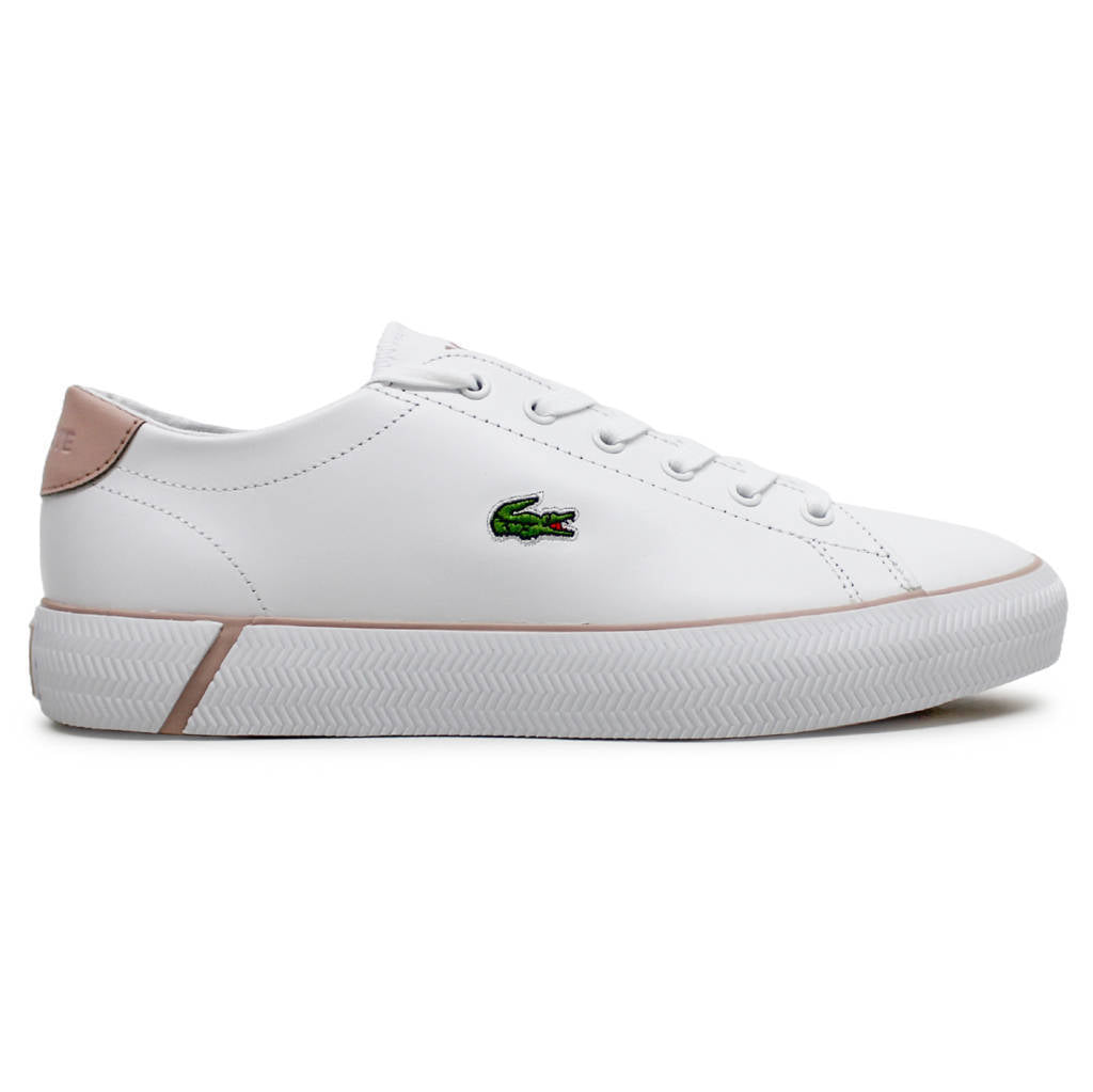 Lacoste Gripshot BL Leather Synthetic Womens Trainers#color_white light pink