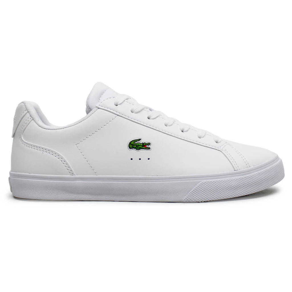 Lacoste Lerond Pro BL Leather Synthetic Womens Trainers#color_white white