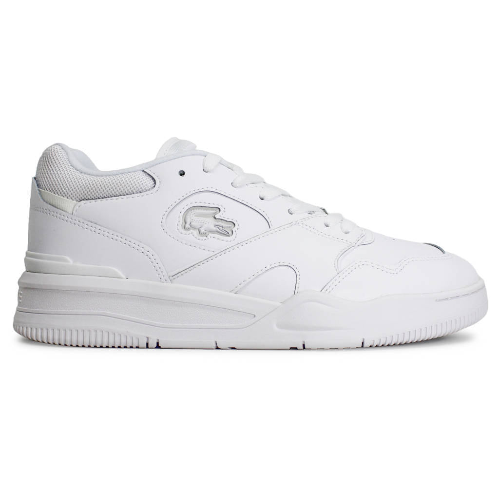 Lacoste Lineshot Leather Mens Trainers#color_white white