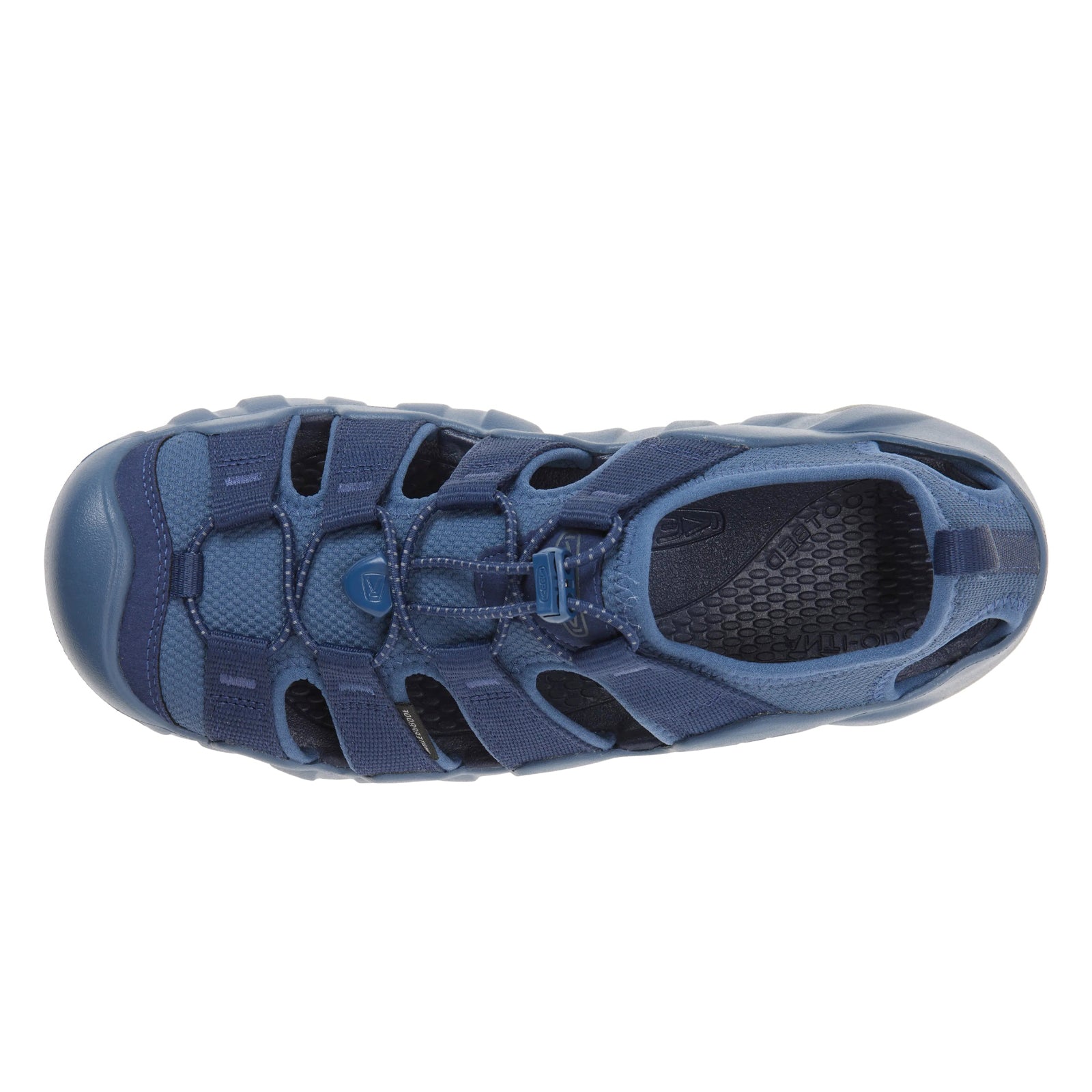 Keen Hyperport H2 Synthetic Textile Mens Sandals#color_vintage indigo naval academy