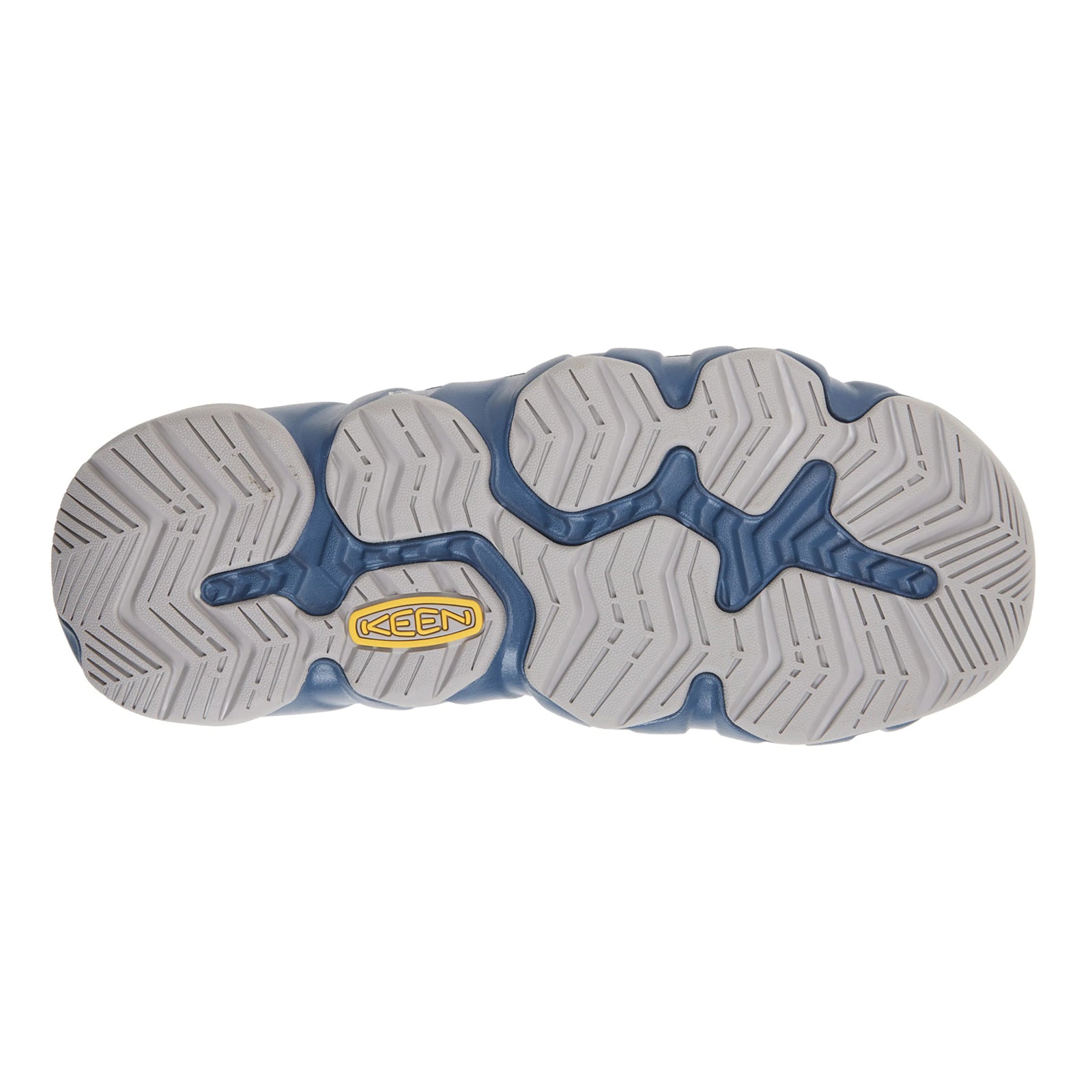 Keen Hyperport H2 Synthetic Textile Mens Sandals#color_vintage indigo naval academy