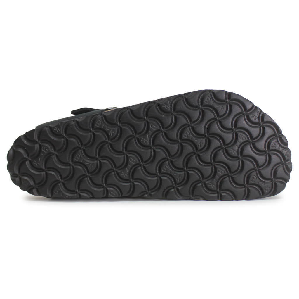 Birkenstock Gizeh BS Natural Leather Unisex Sandals#color_black