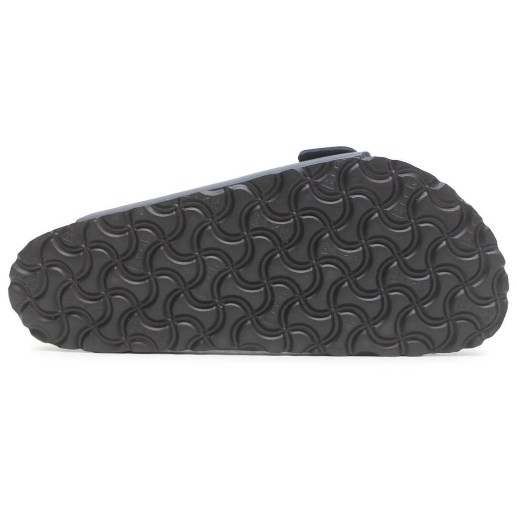 Birkenstock Arizona BS Soft Footbed Oiled Leather Unisex Sandals#color_blue
