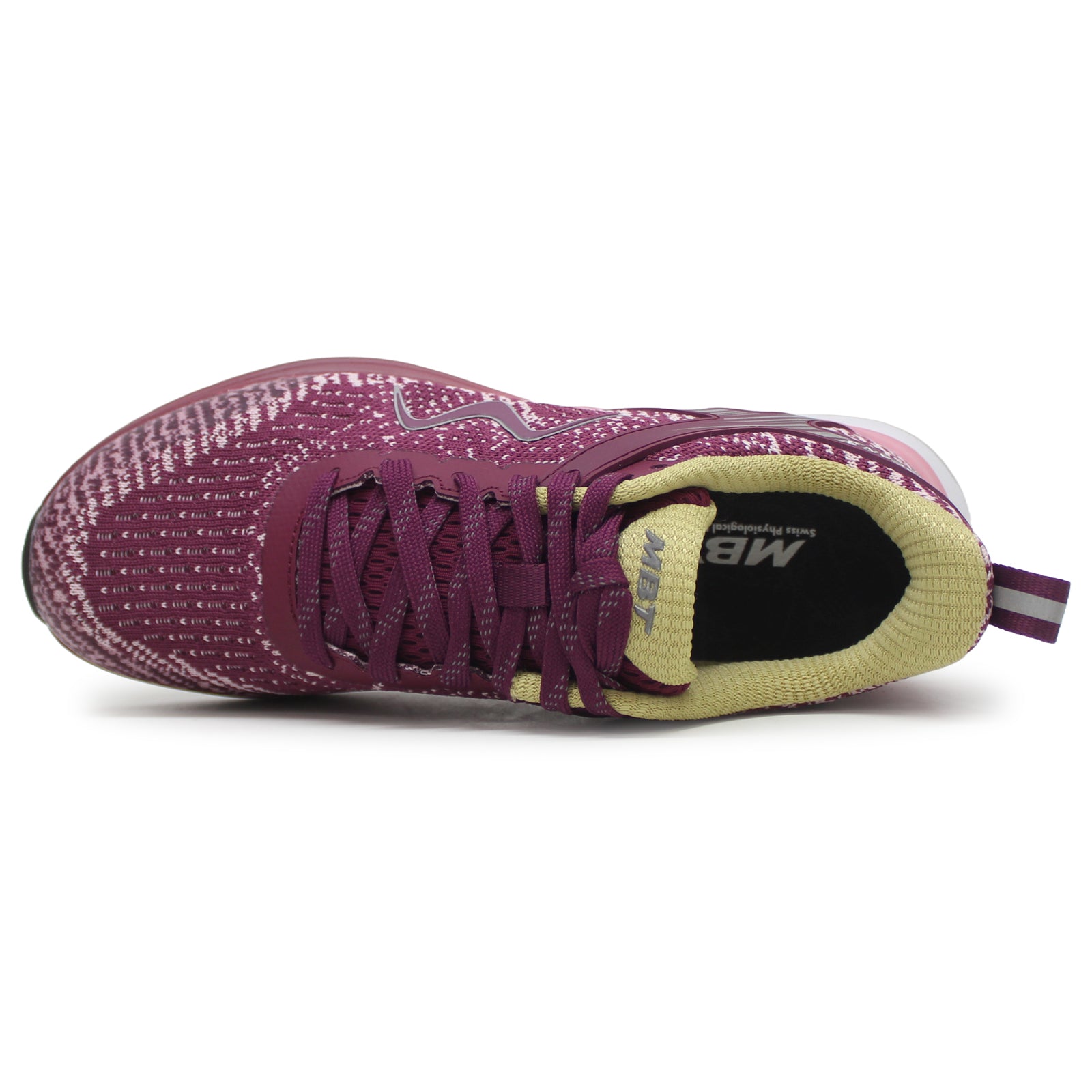 MBT Huracan 3 Textile Synthetic Womens Trainers#color_berry