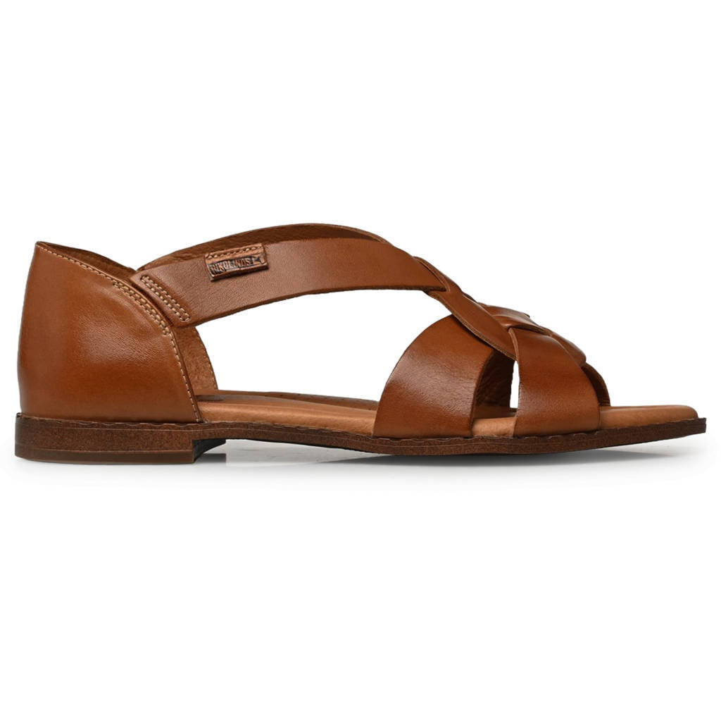 Pikolinos Algar W0X-0812 Leather Womens Sandals#color_brandy