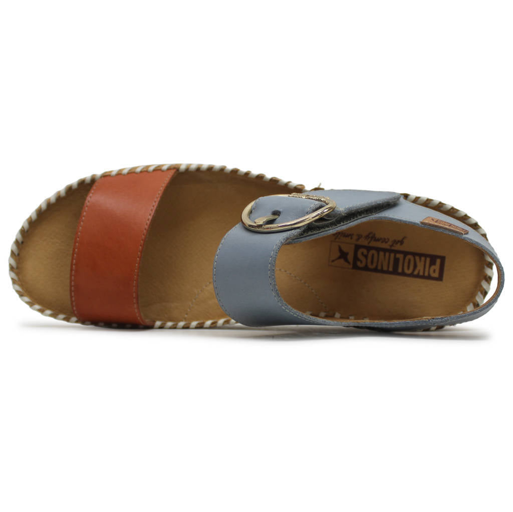 Pikolinos Marina Leather Womens Sandals#color_nectar