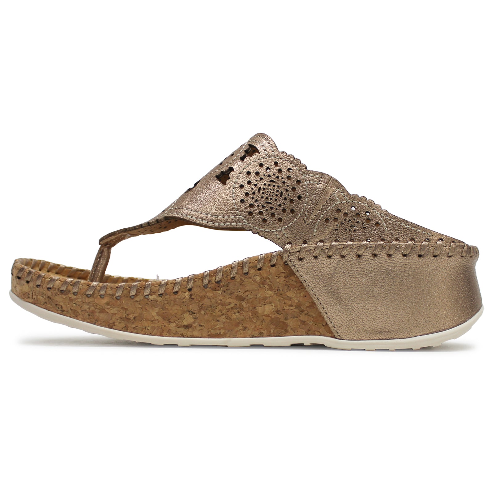 Pikolinos Marina W1C Leather Womens Sandals#color_champagne