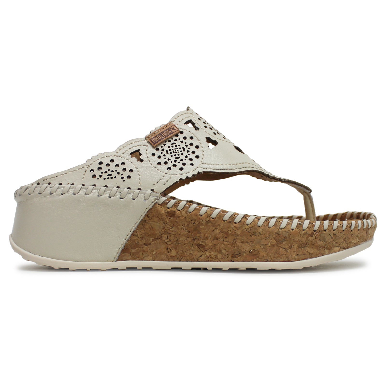 Pikolinos Marina W1C Leather Womens Sandals#color_nata