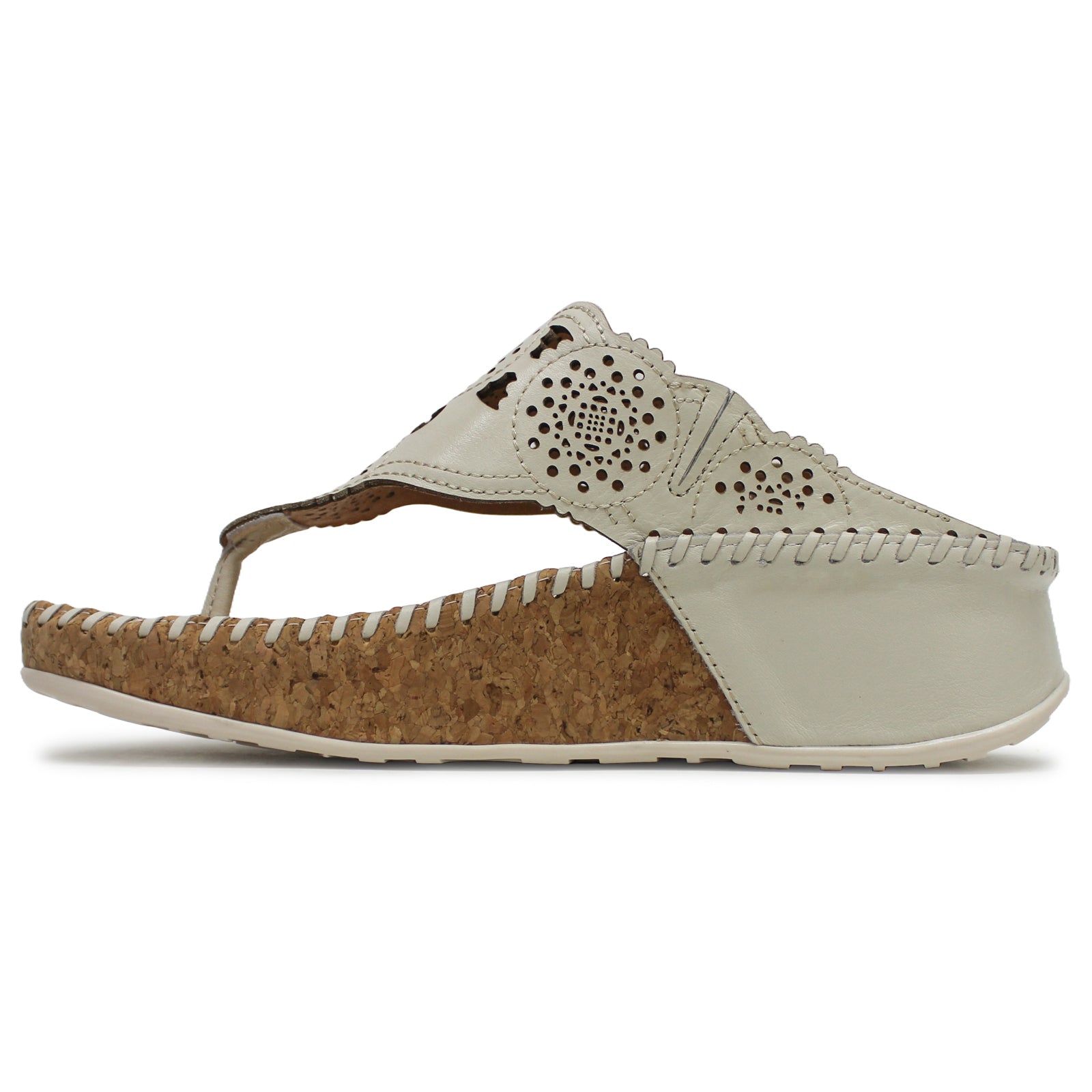 Pikolinos Marina W1C Leather Womens Sandals#color_nata