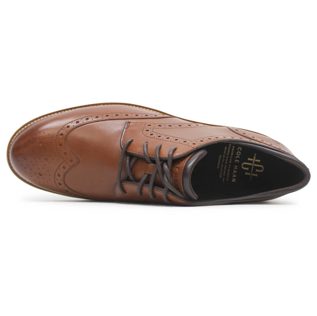 Cole Haan American Classics Montrose Wingtip Leather Mens Shoes#color_british tan