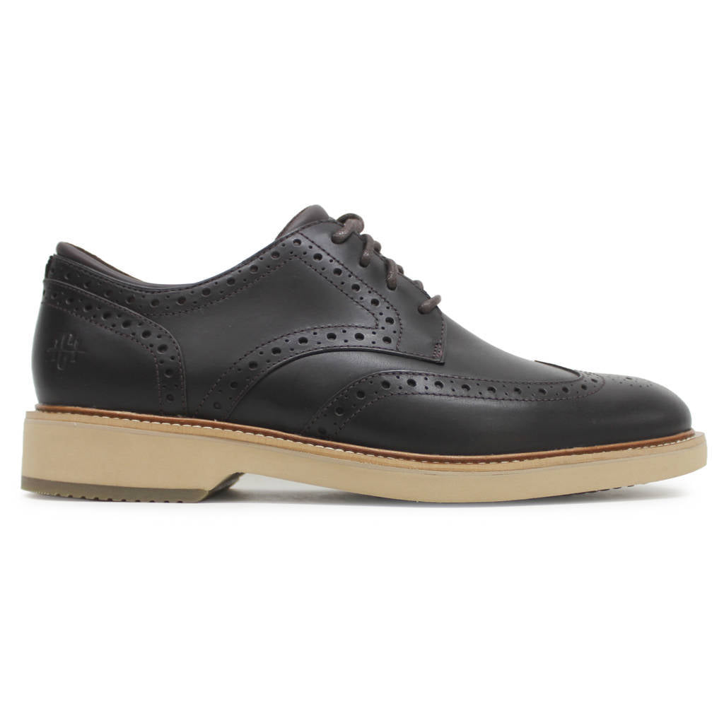 Cole Haan American Classics Montrose Wingtip Leather Mens Shoes#color_dark chocolate