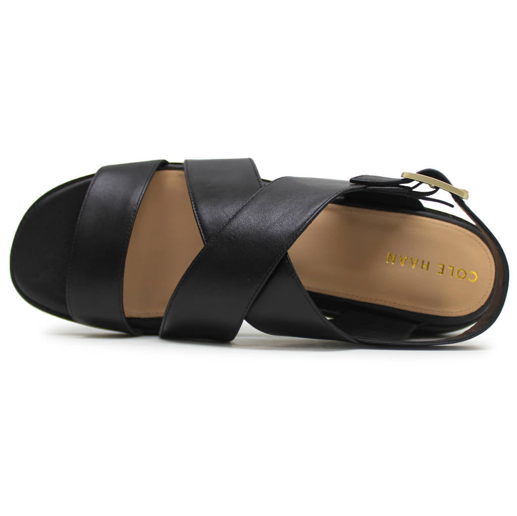 Cole Haan OriginalGrand Platform Leather Womens Sandals#color_black black