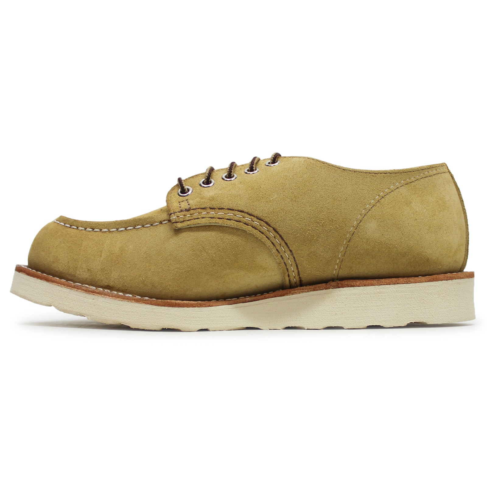 Red Wing Shop Moc Oxford Roughout Leather Mens Shoes#color_hawthorne