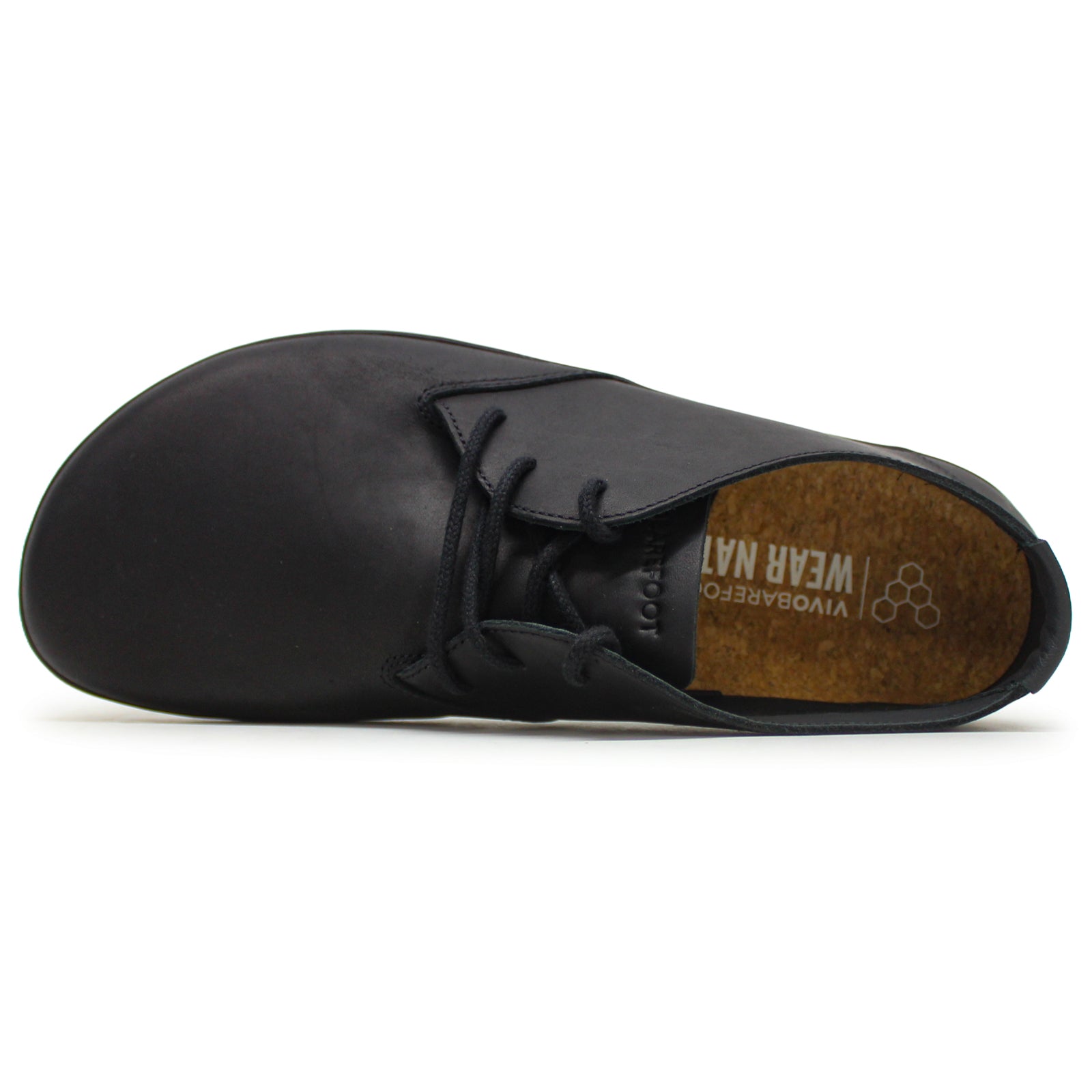 Vivobarefoot Ra IV 305102-01 Leather Mens Shoes - Obsidian - 42#color_obsidian