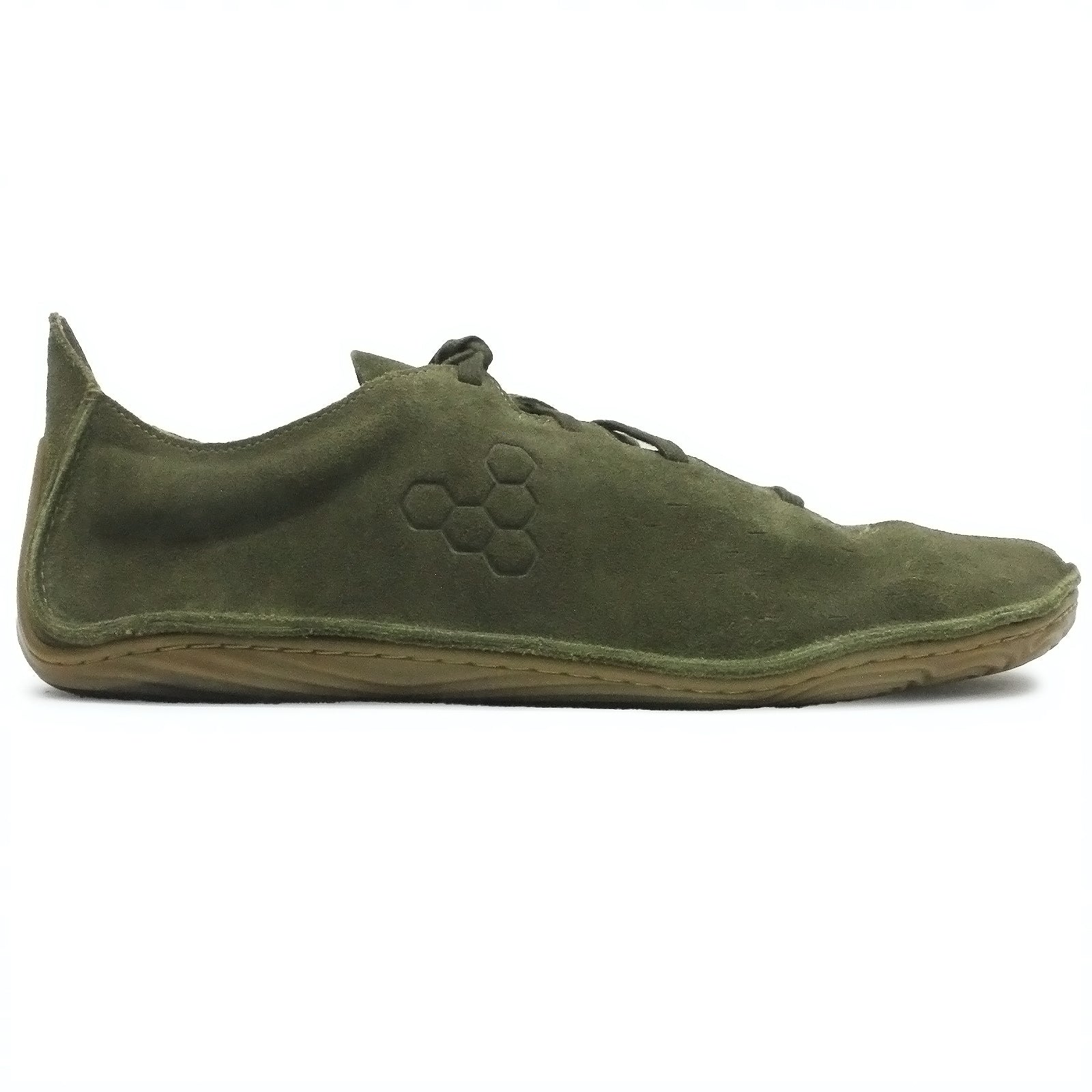 Vivobarefoot Sensus Leather Mens Trainers#color_dark olive