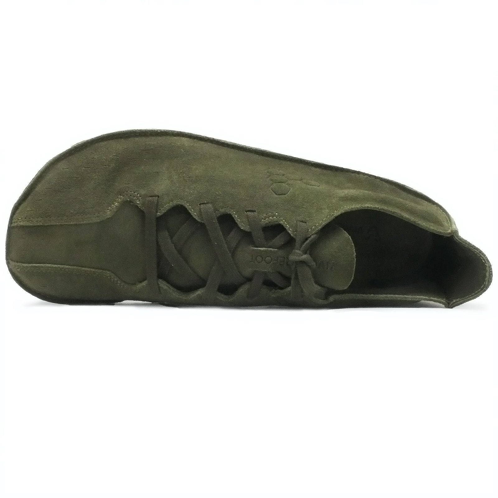 Vivobarefoot Sensus Leather Mens Trainers#color_dark olive