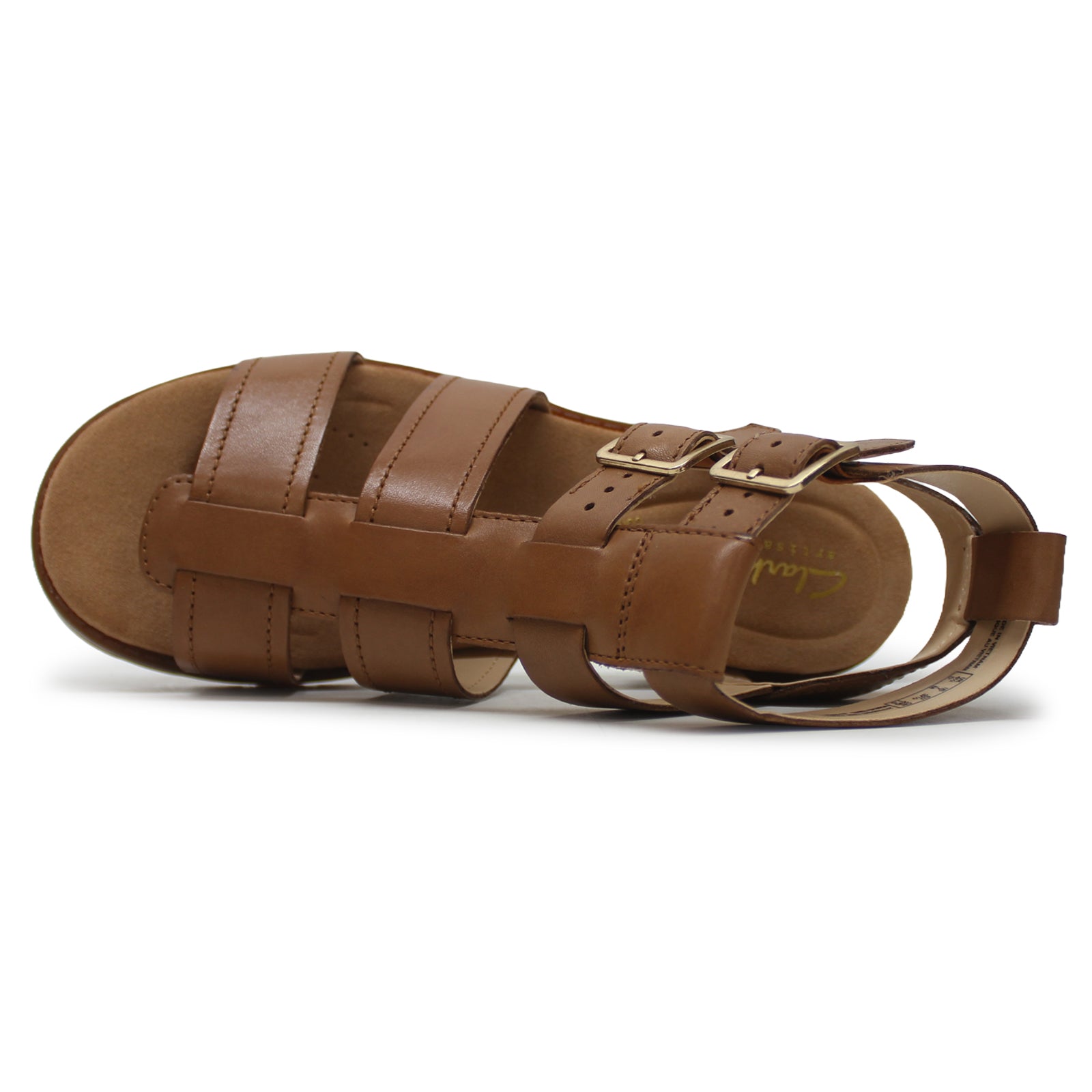 Clarks Orinoco Cove Leather Womens Sandals#color_tan