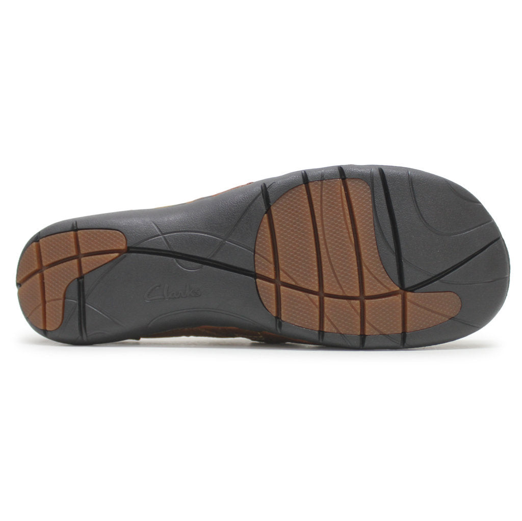 Clarks Un Loop 2 Walk Dark Tan Leather 26144954 - Everyday Shoes Clarks Un Loop 2 Walk Dark Tan Leather 26144954 - Everyday Shoes
