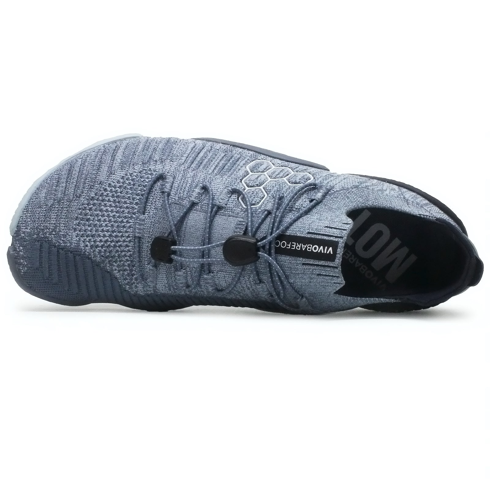 Vivobarefoot M Flex Textile Synthetic Womens Trainers#color_flintstone