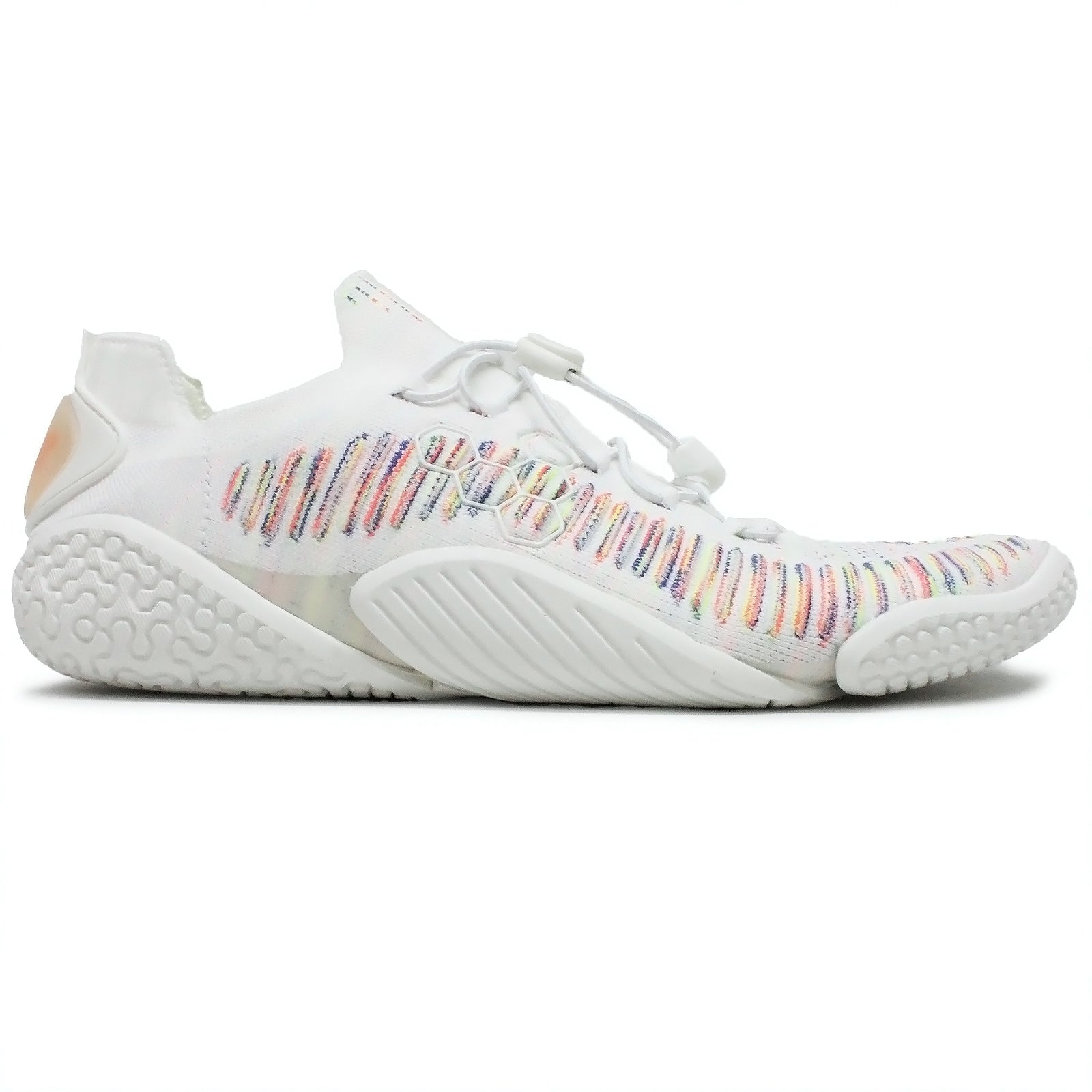 Vivobarefoot M Flex Textile Synthetic Womens Trainers#color_white space dye