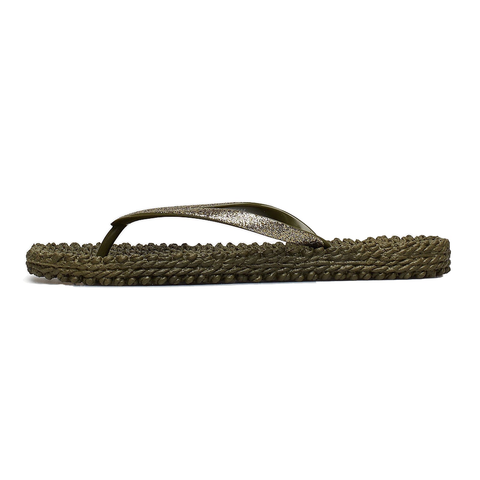 Ilse Jacobsen Cheerful 01 Rubber Womens Sandals#color_army