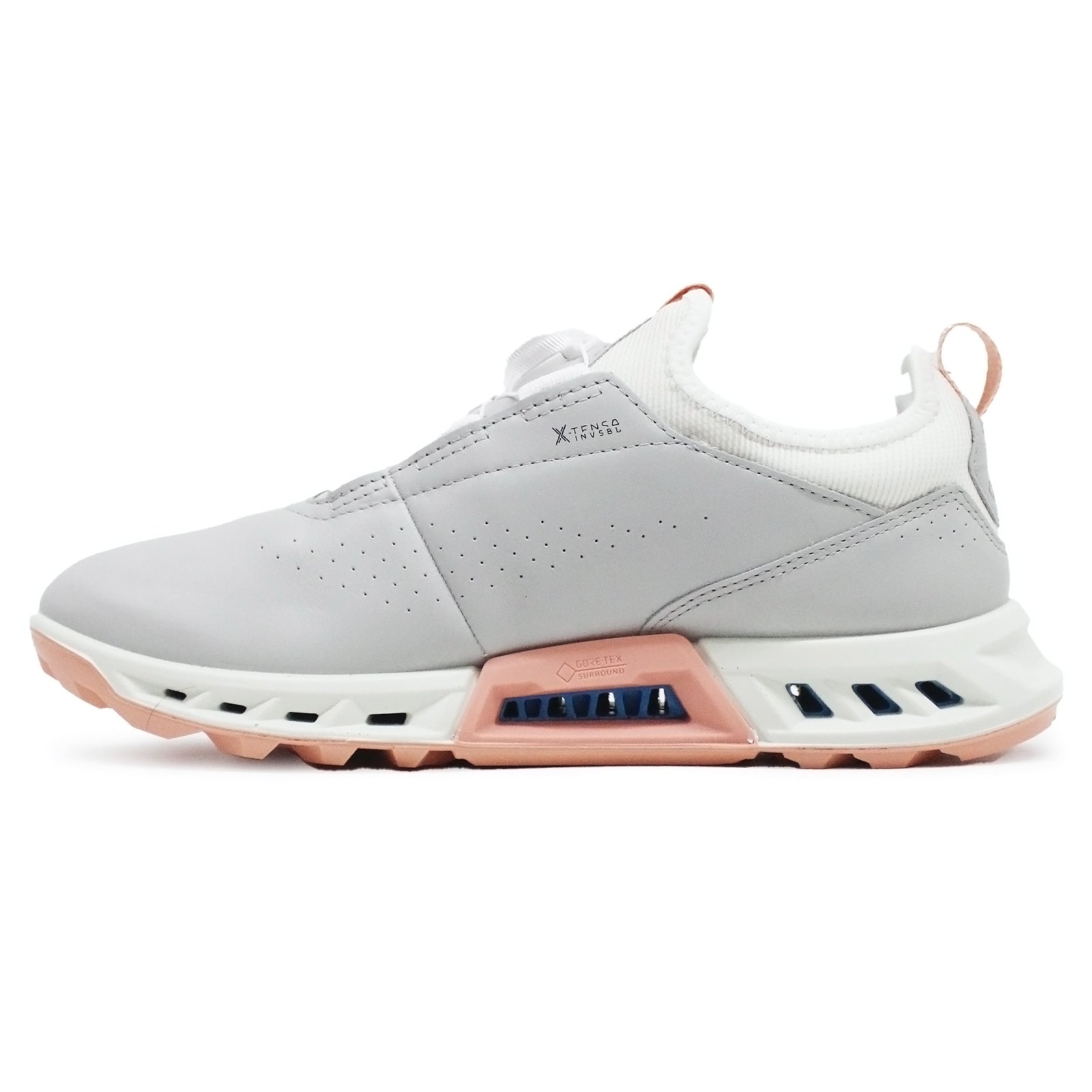 Ecco Golf Biom C4 130913 Leather Textile Womens Trainers#color_concrete