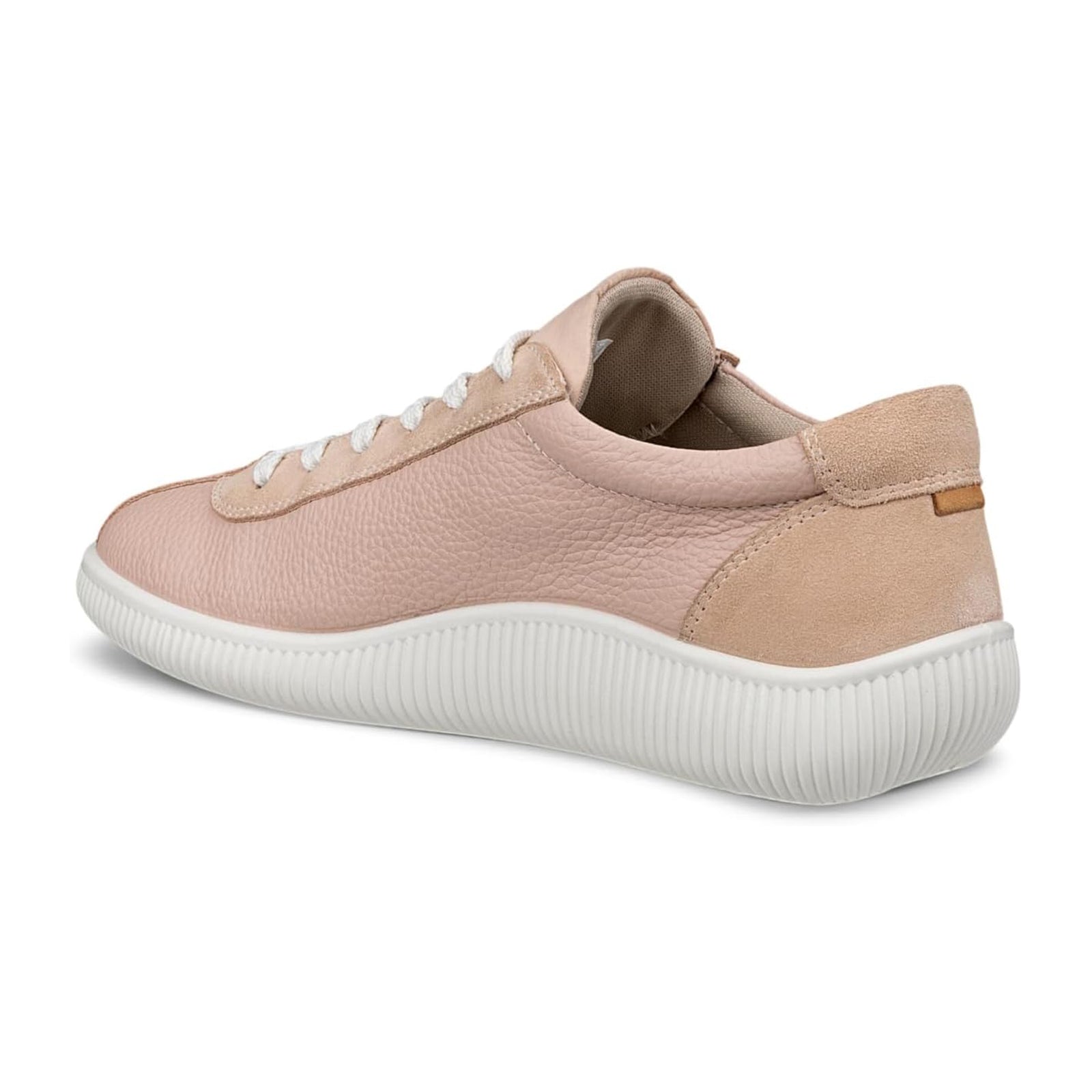 Ecco Soft Zero Leather Womens Trainers#color_rose dust