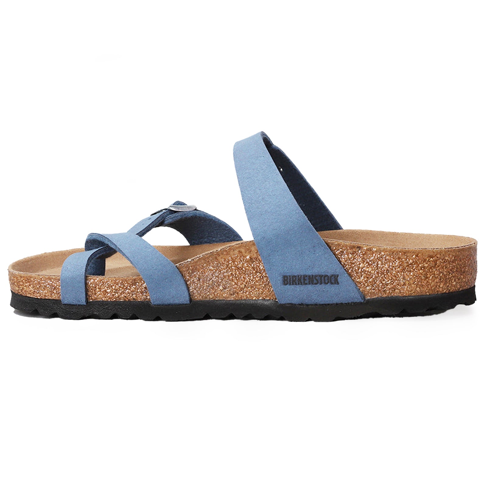 Birkenstock Mayari Synthetic Leather Unisex Sandals#color_soft birki vegan elemental blue