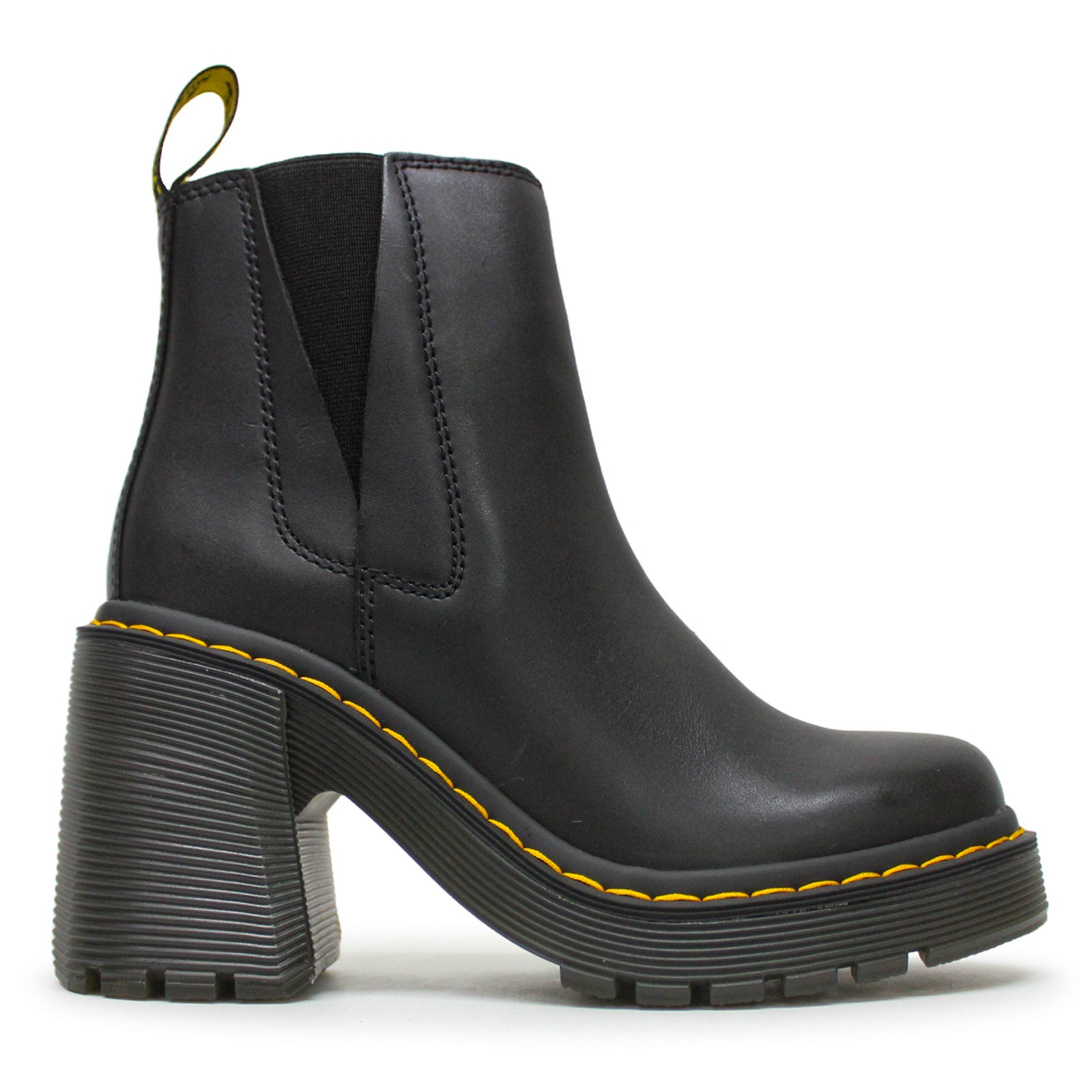 Dr. Martens Spence Sendal Leather Womens Boots#color_black
