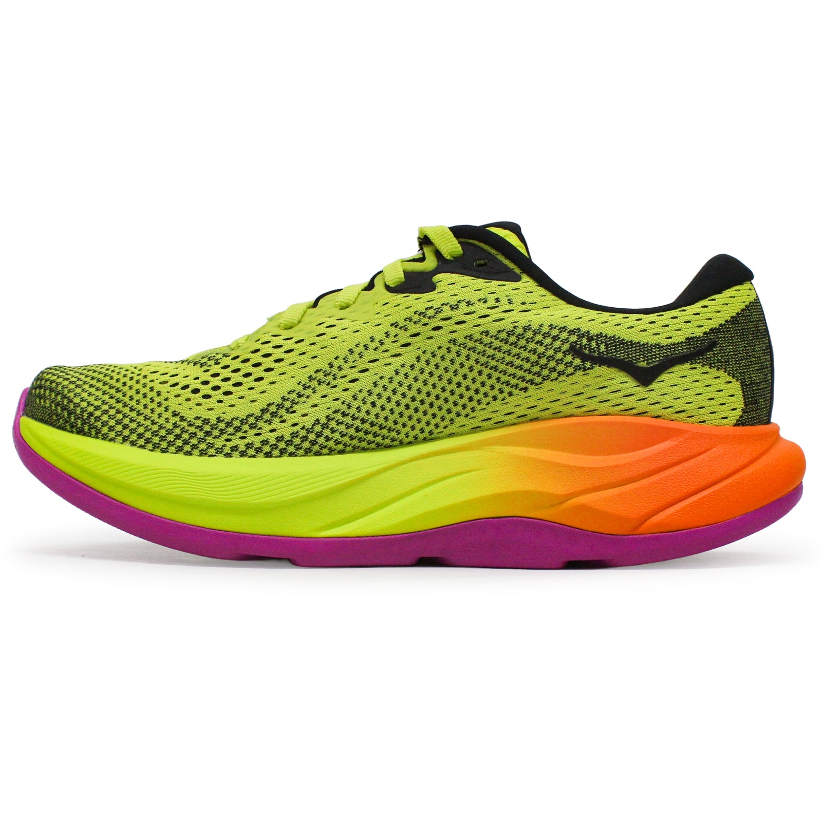 Hoka Rincon Synthetic Textile Women's Running Hoka Citrus Black