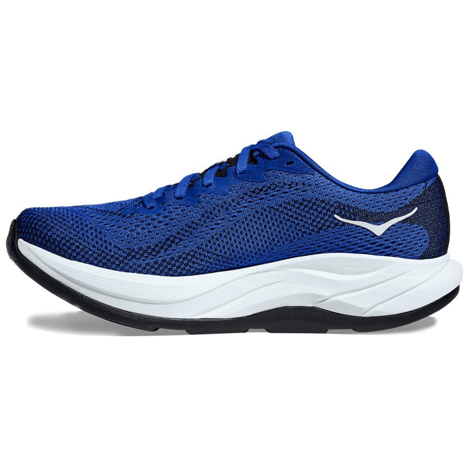 Hoka Rincon 4 Synthetic Textile Womens Trainers#color_ultramarine black