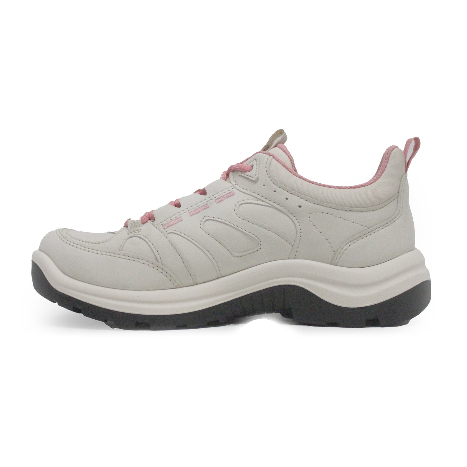 Ecco Offroad 822383 Nubuck Leather Womens Trainers#color_limestone old rose