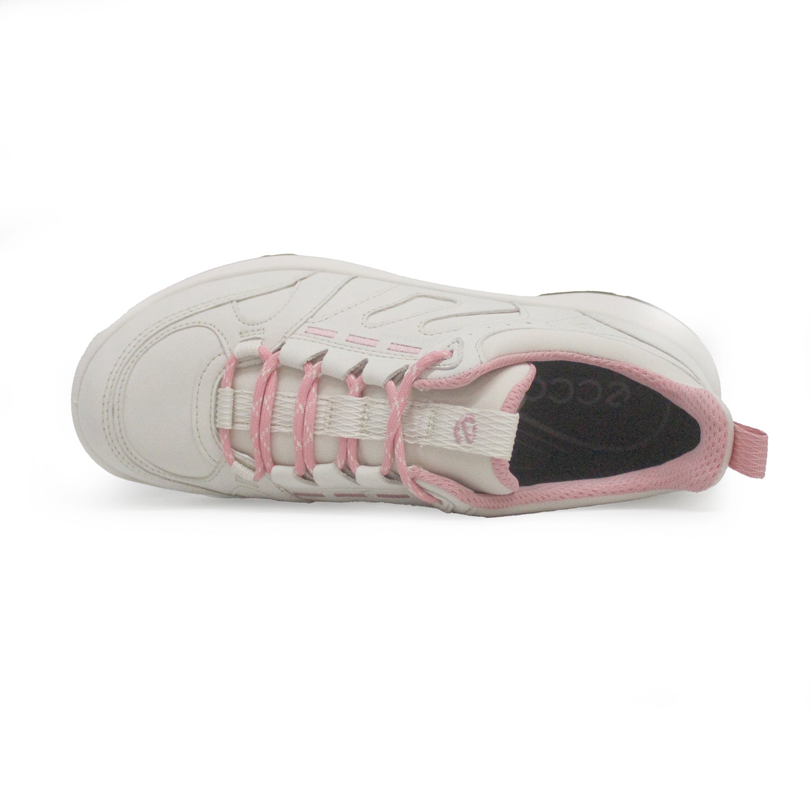 Ecco Offroad 822383 Nubuck Leather Womens Trainers#color_limestone old rose