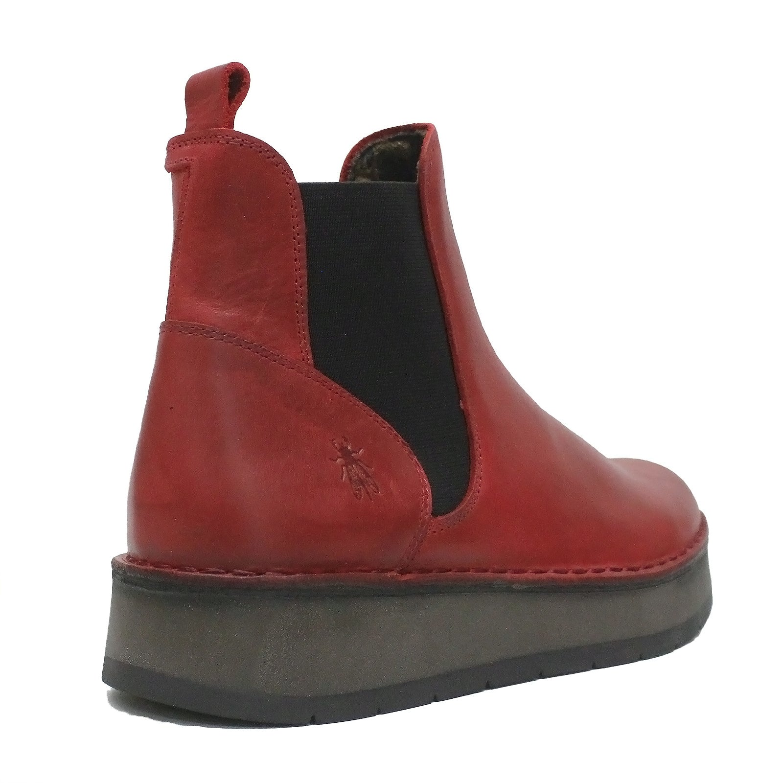 Fly London RAWI131FLY Rug Leather Womens Boots#color_red
