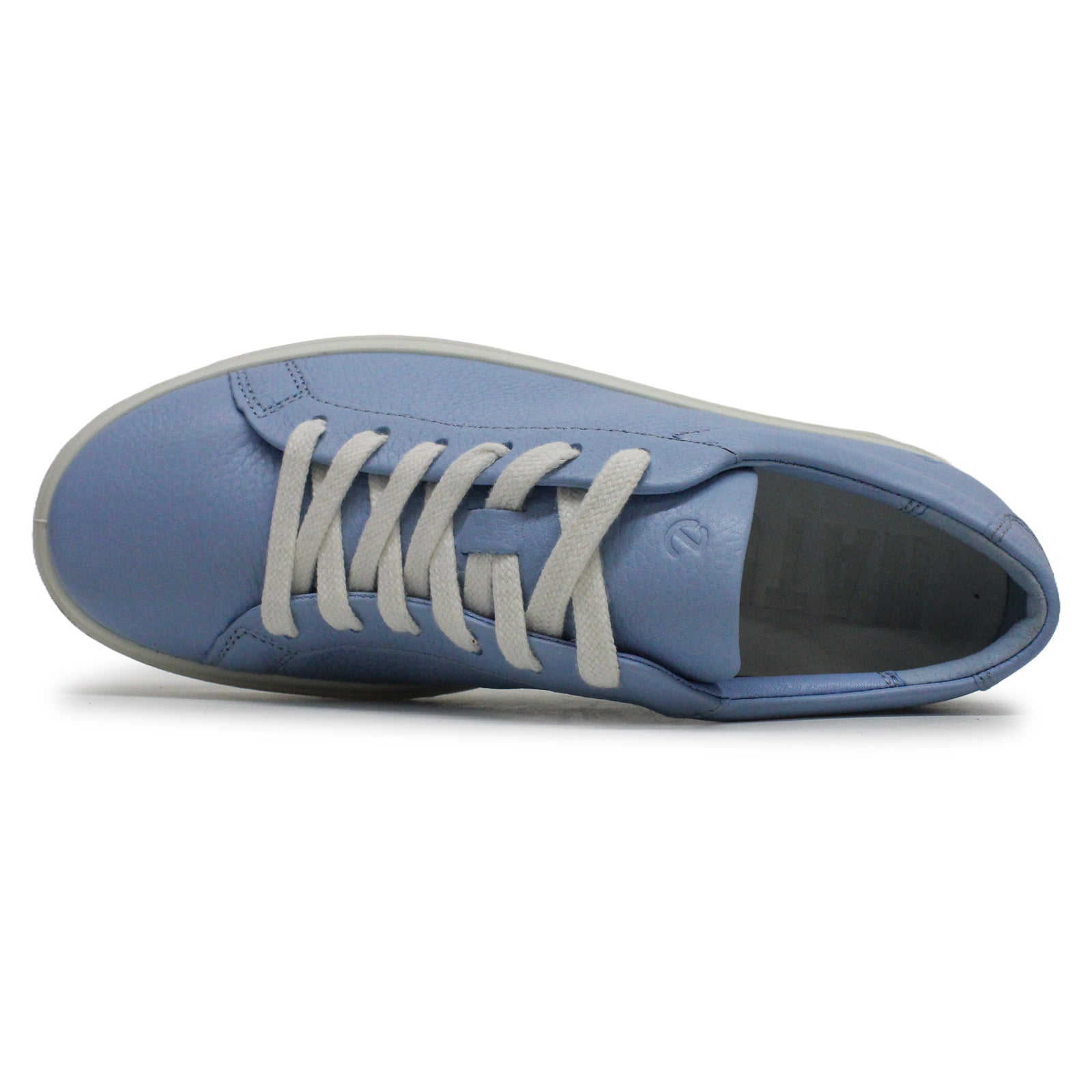 ペールブルー Ecco Soft 60 219203 Leather Women's Fashion Blue Bell Trainers