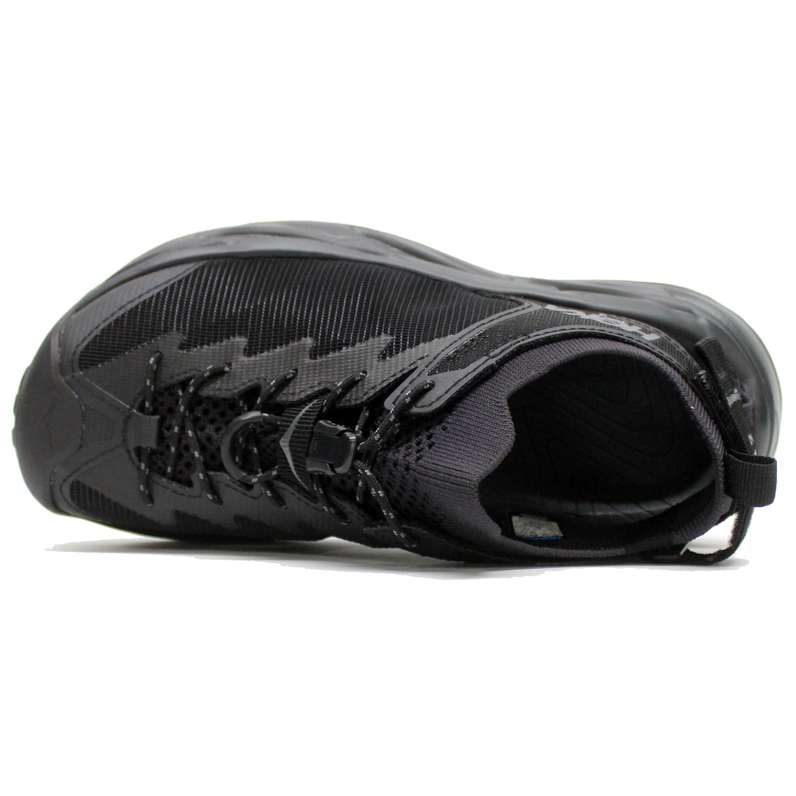 Hoka Hopara 2 Textile Synthetic Women's Lace Up Black Black Shoes