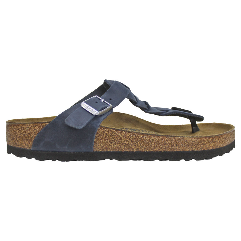Birkenstock Gizeh Braided 1020992 Waxy Leather Unisex Sandals