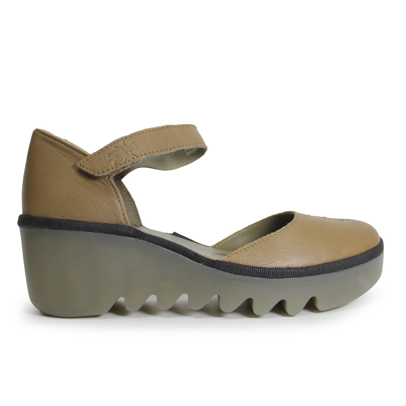 Fly London BISO305FLY Leather Women's Beige Sandals - UK 6