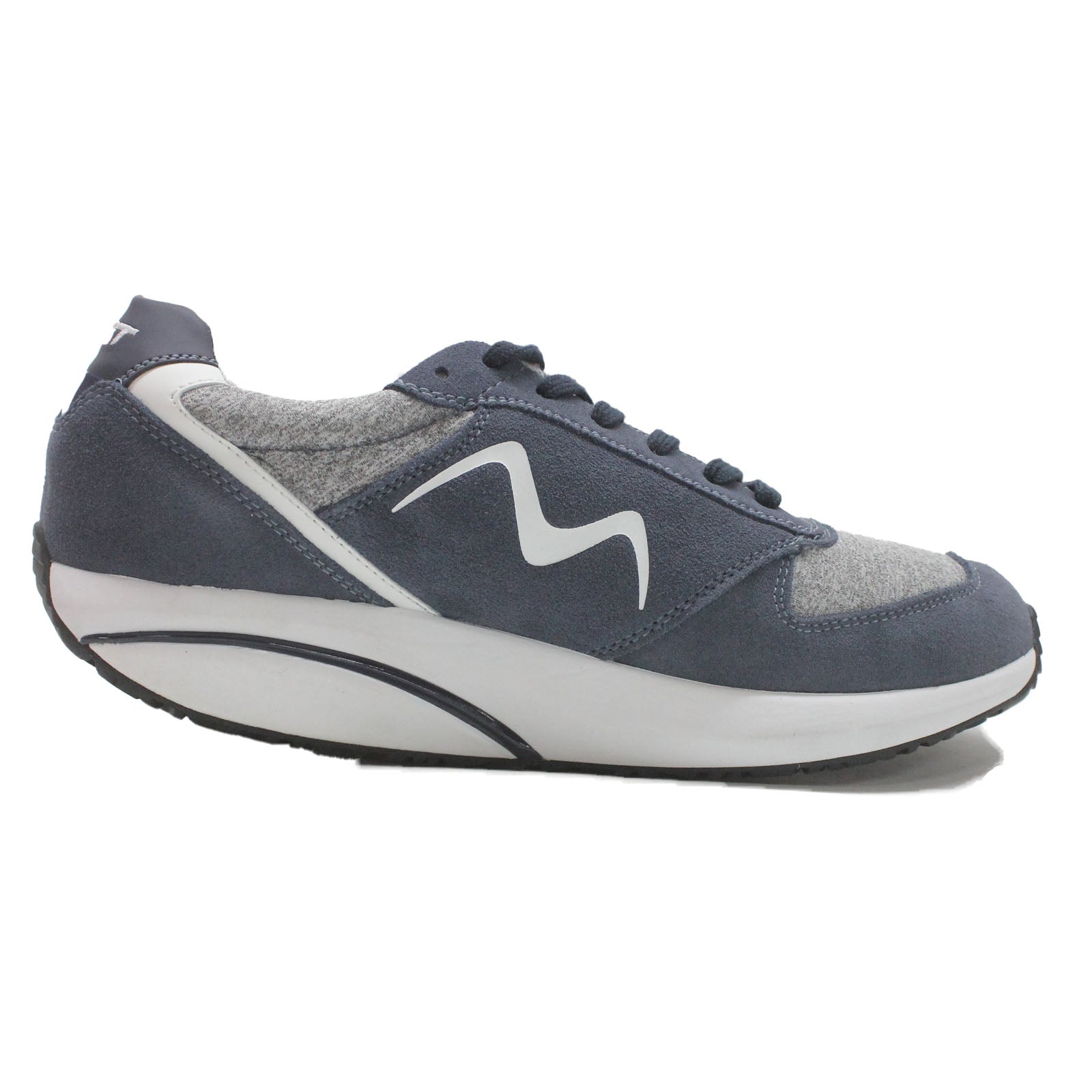 MBT 1998 Jersey Suede Textile Men's Folstone Gray Trainers - 8 UK - 43 EU - 9 US