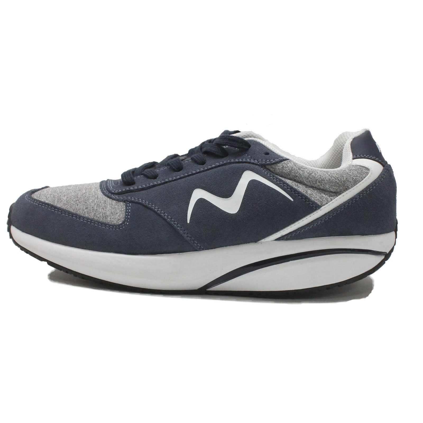 MBT 1998 Jersey Suede Textile Men's Folstone Gray Trainers - 8 UK - 43 EU - 9 US