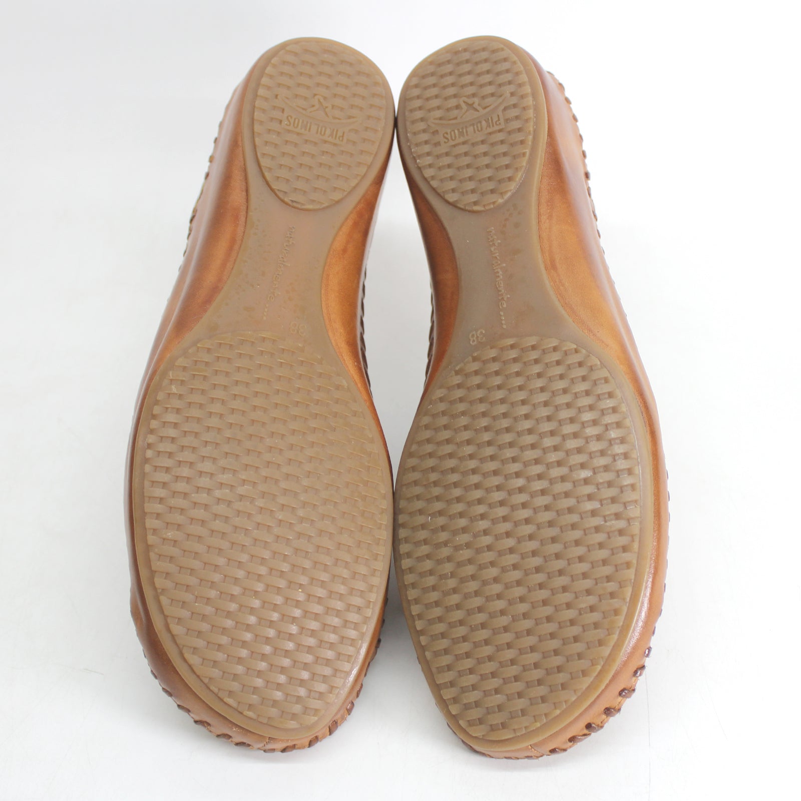 Pikolinos Puerto Vallarta 655-0524 Leather Womens Sandals - Brandy - UK 5-5.5